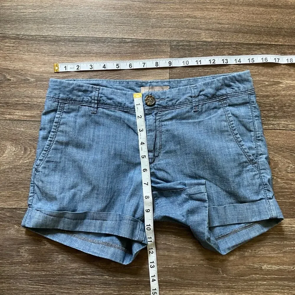 Banana Republic Light Blue Jean Shorts 2p
